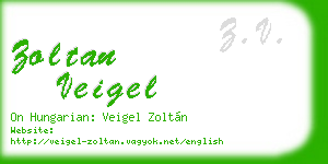 zoltan veigel business card